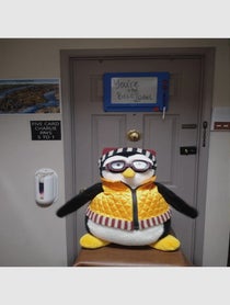 Poster for Pep Talk video from Your favorite penguin pal