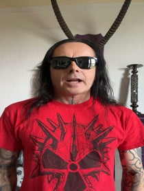 Poster for Birthday video from Dani Filth