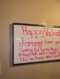Poster for Valentine's Day video from Dixie