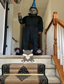 Poster for Birthday video from Michael myers
