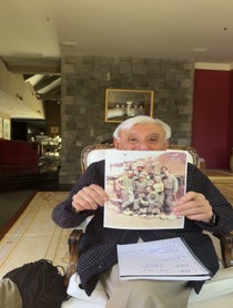 Poster for Birthday video from Jamie Farr