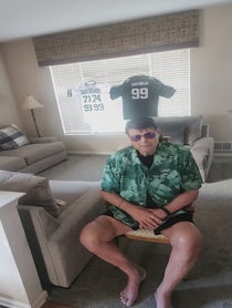 Poster for Birthday video from Mark Gastineau