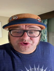 Poster for Birthday video from The Carpetbagger