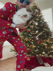 Poster for Holiday video from Disco Cowboy