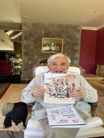 Poster for Birthday video from Jamie Farr
