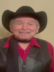 Poster for Holiday video from Burton Gilliam “Lyle" of Blazing Saddles