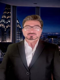 Poster for Birthday video from Miami Tony Stark