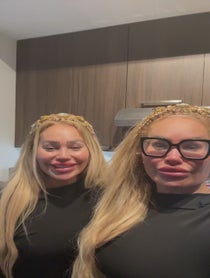 Poster for Holiday video from Darcey & Stacey Silva