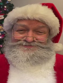 Poster for Holiday video from Santa
