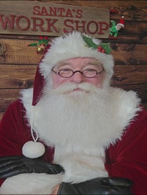Poster for Holiday video from Santa Claus