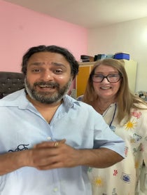 Poster for Birthday video from J&S (Jenny slatten &Sumit Singh) 90day fiancé