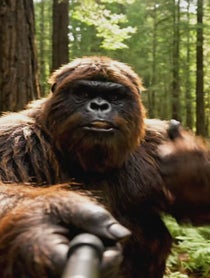 Poster for Holiday video from Sasquatch