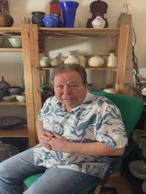 Poster for Pep Talk video from Peter White - The Great Pottery Throw Down Finalist