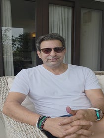 Poster for Birthday video from Wasim Akram