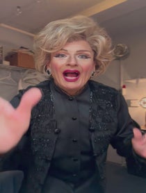 Poster for Birthday video from D. Sabella (OG Mary Sunshine, CHICAGO, Broadway