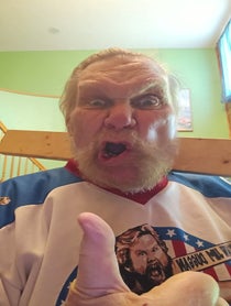Poster for Pep Talk video from Hacksaw Jim Duggan