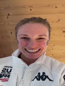 Poster for Pep Talk video from Jessie Diggins