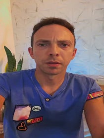 Poster for Birthday video from Chris Martin Impersonator (Coldplay Cover Brasil)