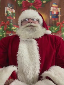 Poster for Holiday video from The Naughty Santa
