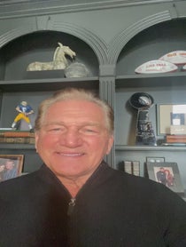 Poster for Holiday video from Joe Theismann