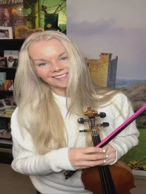 Poster for Valentine's Day video from Máiréad Nesbitt Celtic Violinist