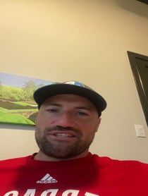 Poster for Fantasy football video from Rex Burkhead