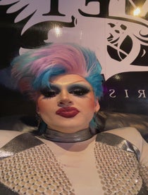 Poster for Holiday video from Irene The Alien