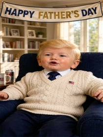 Poster for Birthday video from Baby Trump | Baby News Network