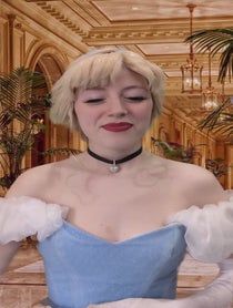 Poster for Birthday video from Belle/ Cinderella