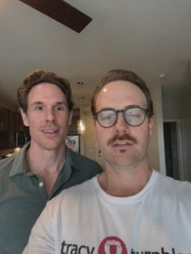 Poster for Birthday video from Broadway Husbands