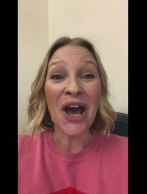 Poster for Birthday video from Joanna Page
