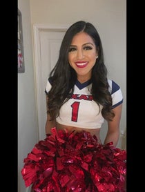 Poster for Pep Talk video from Houston Texans Cheerleaders
