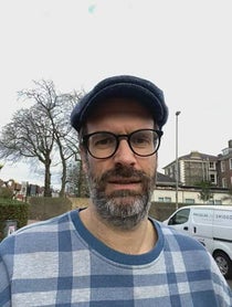 Poster for Anniversary video from Marcus Brigstocke