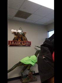 Poster for Birthday video from Jurassic Quest