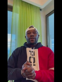 Poster for Give Thanks video from Floyd Mayweather