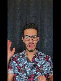 Poster for Birthday video from Nick Serrano