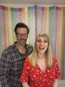 Poster for Birthday video from Rachel Parris and Marcus Brigstocke