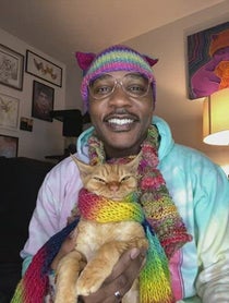 Poster for Birthday video from iAmMoshow The Cat Rapper