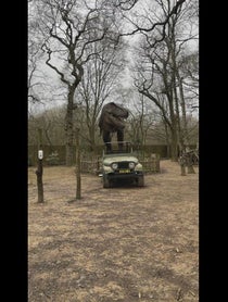 Poster for Birthday video from Rex the T-Rex