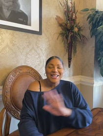 Poster for Birthday video from Trina Braxton