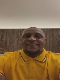 Poster for Birthday video from Roberto Carlos