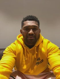 Poster for Birthday video from Waisake Naholo