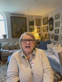 Poster for Birthday video from Rosemary Shrager