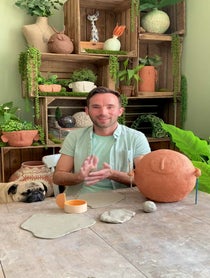 Poster for Birthday video from Adam Ceramic - The Great Pottery Throw Down