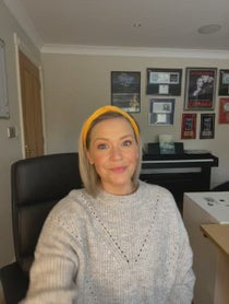 Poster for Birthday video from Suzanne Shaw
