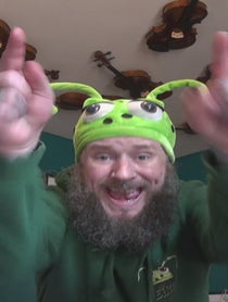 Poster for Birthday video from Monsieur Weirdo