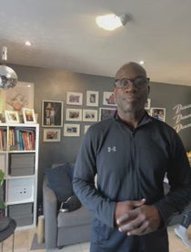 Poster for Birthday video from Martin Chariots Offiah