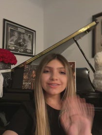 Poster for Birthday video from Sophia Abraham