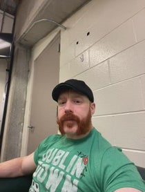 Poster for Pep Talk video from Sheamus