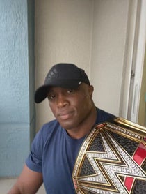 Poster for Pep Talk video from Bobby Lashley